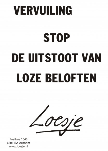 Partijen beloven van alles