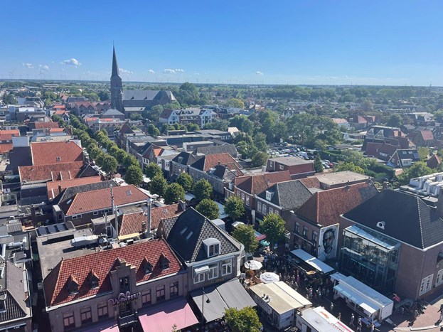 Gedempte Gracht van bovenaf gezien