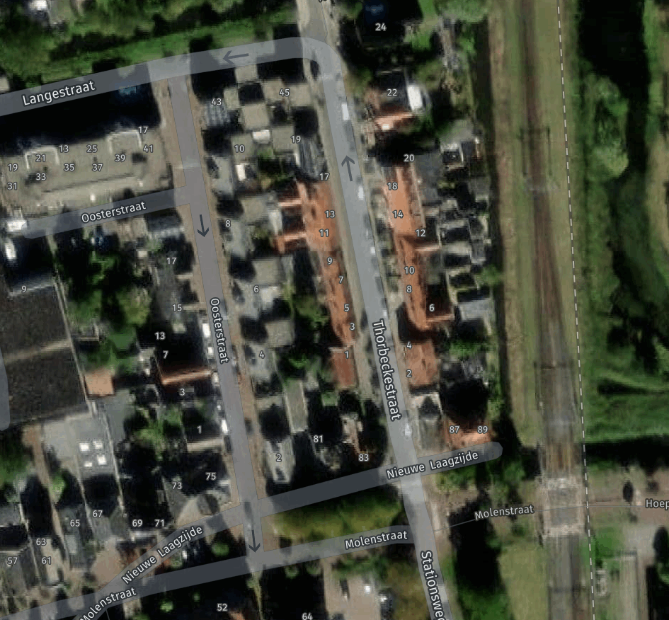 Rijrichting Thorbeckestraat onveranderd!